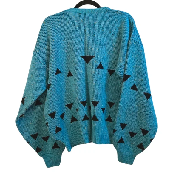 Funky Retro Geometric Sweater - Picture 2 of 2